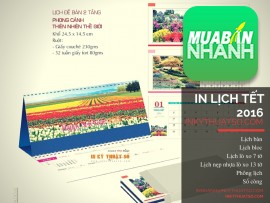 Bảng báo giá in lịch tết