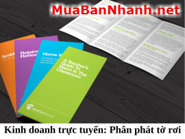 Kinh doanh trực tuyến: Phân phát tờ rơi